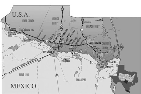 HCU Service Distribution Map in TX